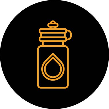 Petrol simgesinin vektör illüstrasyonu