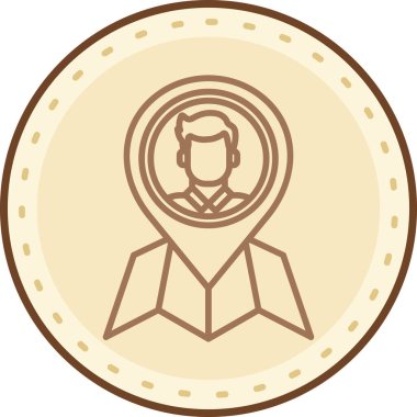 Modern simgenin vektör illüstrasyonu