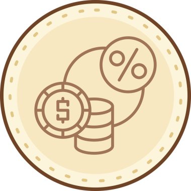 Sikke Simgesi vektör illüstrasyonu