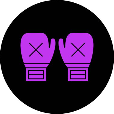 Boks eldivenleri. Basit tasarım