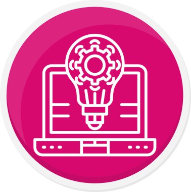 seo modern simgesinin vektör illüstrasyonu