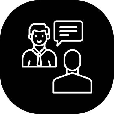 İş simgesinin vektör illüstrasyonu