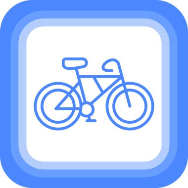 bisiklet ikonu vektör illüstrasyonu