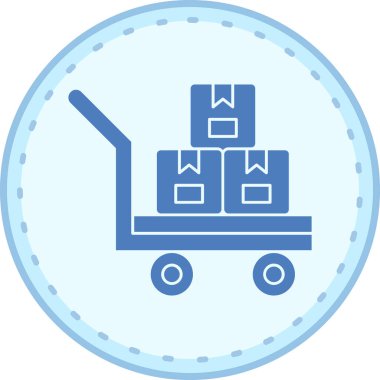 Bir kamyonun vektör çizimi