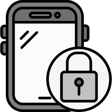 Güvenlik simgesini taslak biçiminde kilitle