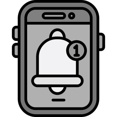 telefon dağıtım sipariş simgesi ana hat biçiminde