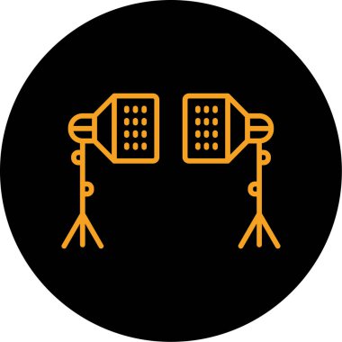 kamera simgesi vektör illüstrasyonu