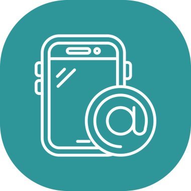 Vektör Mobil simge illüstrasyonu