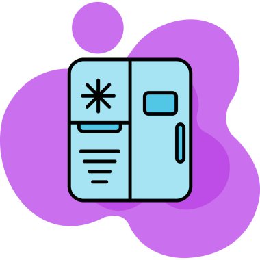 Bir bilgisayar simgesinin vektör illüstrasyonu