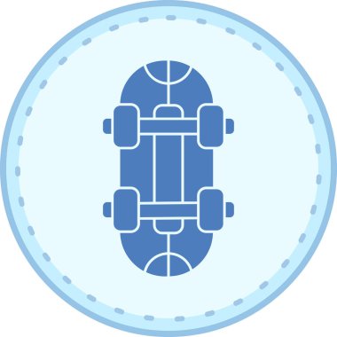 Spor. Web simgesi basit illüstrasyon