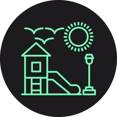 Tek izole ev simgesinin vektör illüstrasyonu