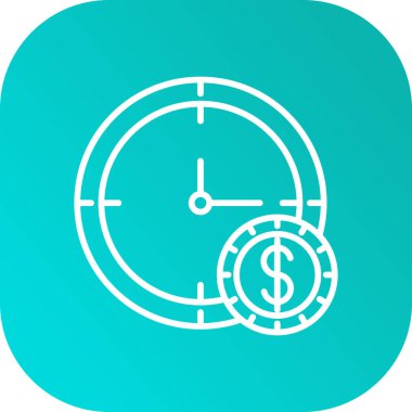 zaman simge vektör çizim