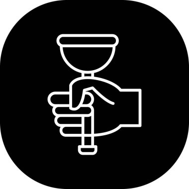 Kahve içecek vektör simgesi