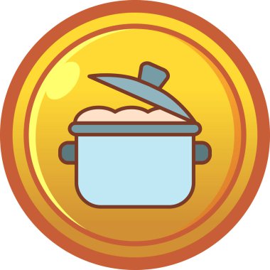 Yemek yiyecek vektör simgesi