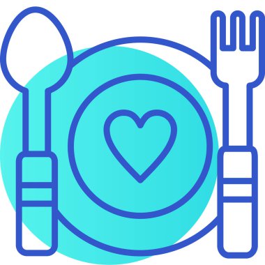 yemek çatalı bıçak simgesi