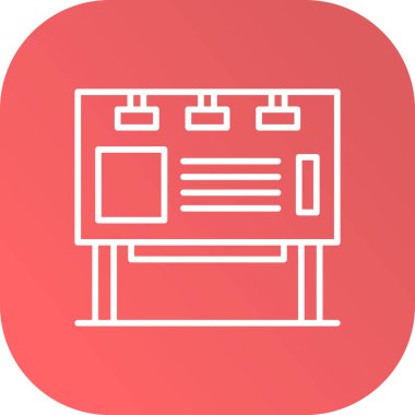 Takvim simgesinin vektör illüstrasyonu