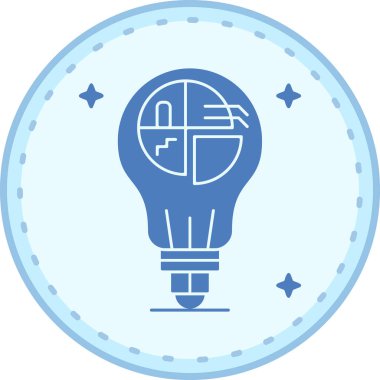 Ampul Simgesi, Vektör illüstrasyonu