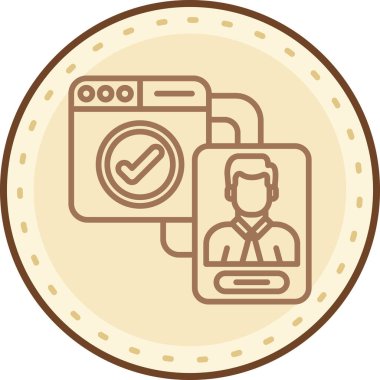 Kredi kartında parası olan bir adamın vektör çizimi