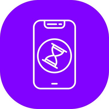 Vektör akıllı telefon simgesi illüstrasyonu