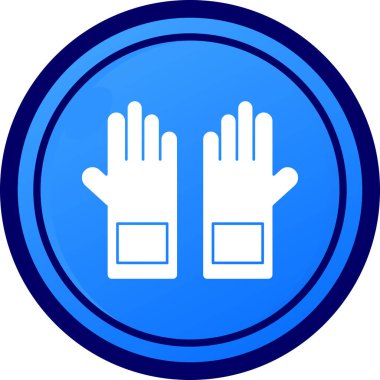 Herhangi bir tasarım için beyaz arkaplanda izole edilmiş madeni para simgesi olan el