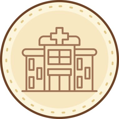 kilise simgesi vektör illüstrasyonu