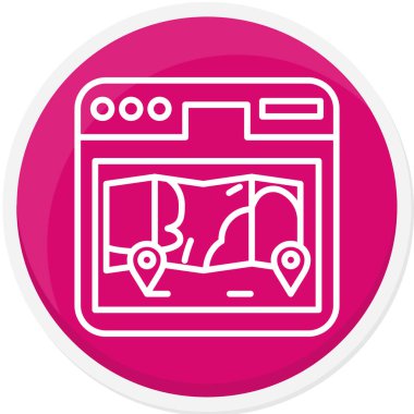 gaz sobası simgesi modada izole edilmiş arkaplan