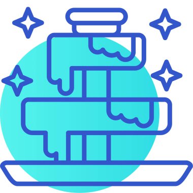 Gemi simgesi vektör illüstrasyonu