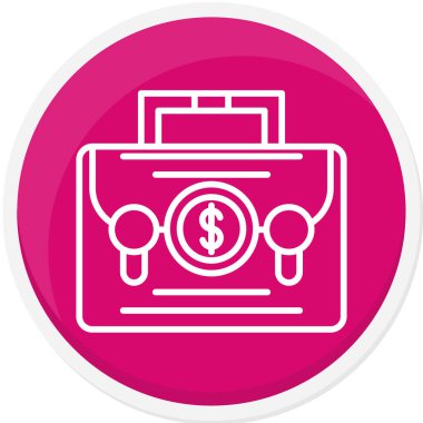 Kamera simgesiyle dolar çantası