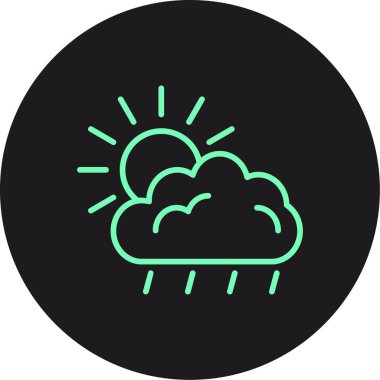 Soyut arkaplanda bulut simgesi izole edildi