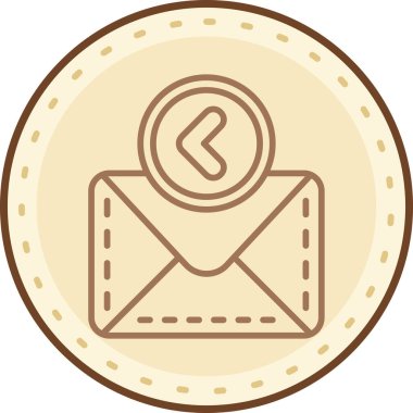 Zarf postası. Web simgesi