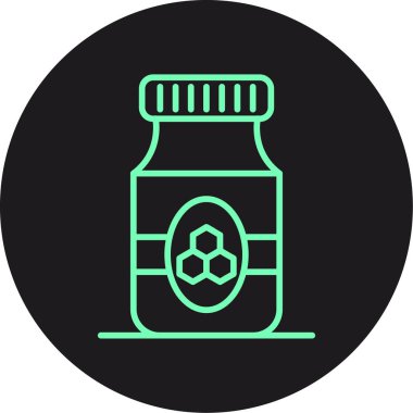 Bir şişe suyun vektör çizimi