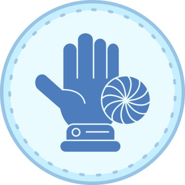 El ele tutuşan kamera ikonu. El kamerası vektör simgelerinin özet çizimi