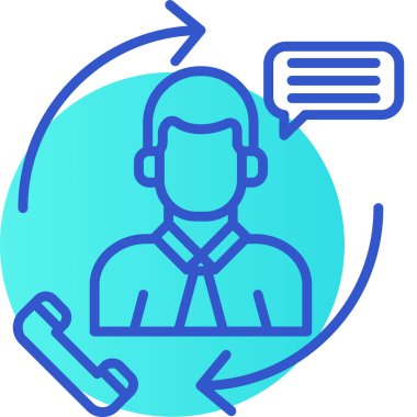 avatar erkek müşteri simgesi - taslak biçimi