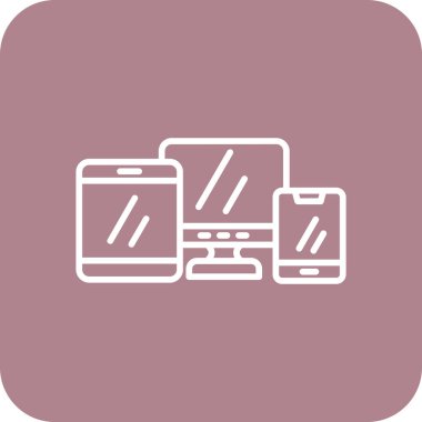 cep telefonu ikonu vektör illüstrasyonu