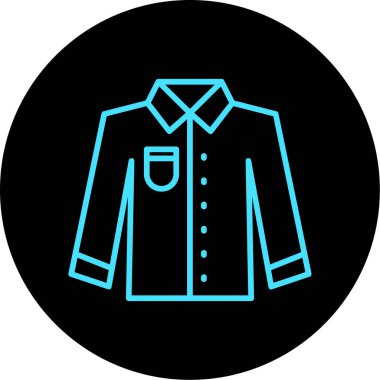 Ceket simge vektör çizim