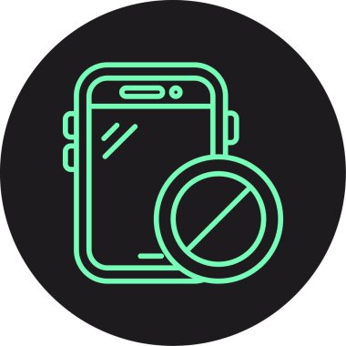 Vektör akıllı telefon simgesi illüstrasyonu