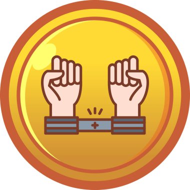 Moda biçimi izole edilmiş arkaplanda protesto simgesi