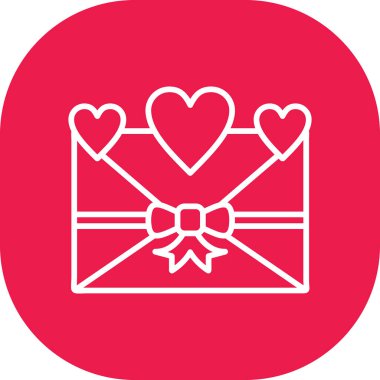 Modern aşk simgesinin vektör çizimi