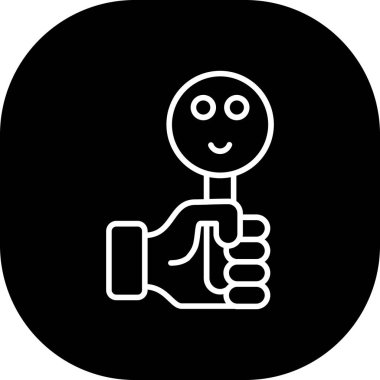 İnsan simgesinin vektör illüstrasyonu