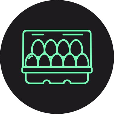 Eşsiz Yumurta Vektör Satırı Simgesi