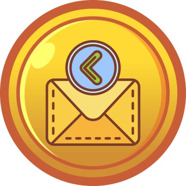 E-posta simgesi, karikatür tarzı