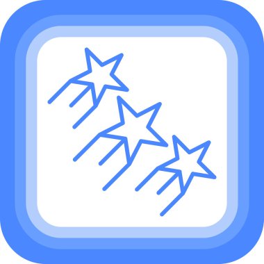 Yıldız simgesinin vektör illüstrasyonu