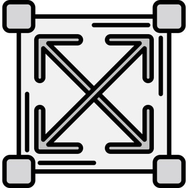 bayrak ülke bayrağı simgesi ana hat biçiminde