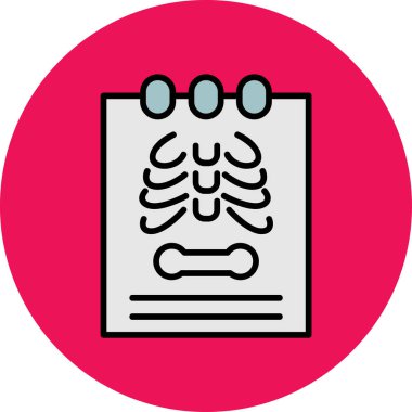 Bir kafatası simgesinin vektör çizimi