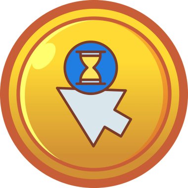 pusula altın para simgesi