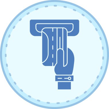 Modern b 'nin vektör illüstrasyonu eksik simgesi