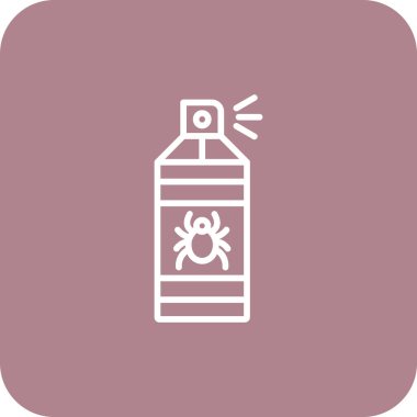 Sprey kutusunun vektör çizimi