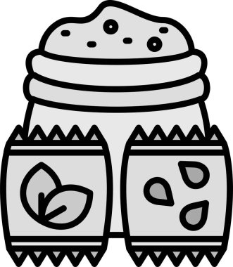 Ana hatlarıyla tatlı ikonu kavanozu