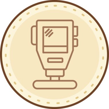 Modern bir simgenin vektör illüstrasyonu