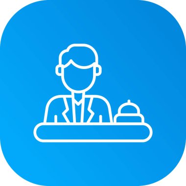 İş simgesinin vektör illüstrasyonu